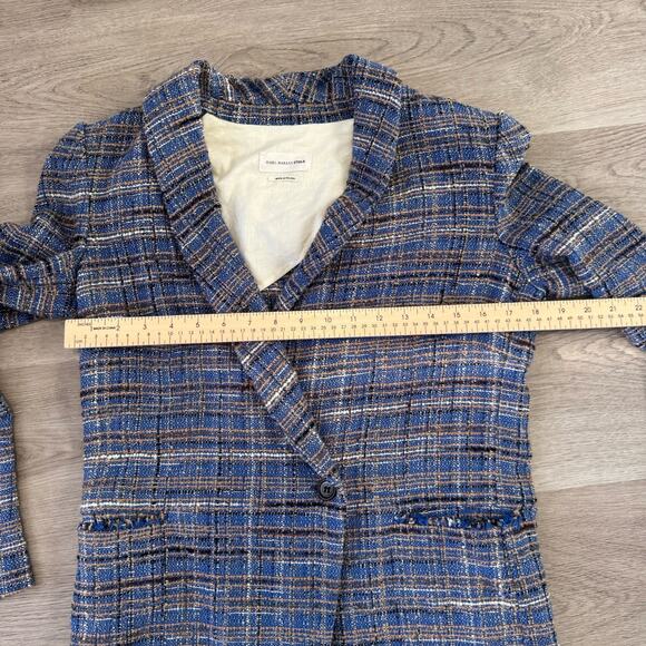 Isabel Marant Etoile Blazer Jacket Plaid Academia Size 42 / XL - Picture 8 of 11